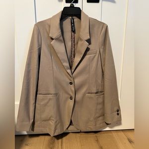 Peau de Loup WHEATLEY faux-wool suit jacket size 8